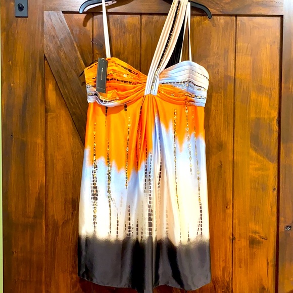 BCBGMaxAzria Dresses & Skirts - BCBG DipDye Ombre Nectaricom Dress Sz10